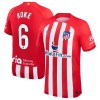 Officiële Voetbalshirt Atlético Madrid Koke 6 Thuis 2023-24 - Heren